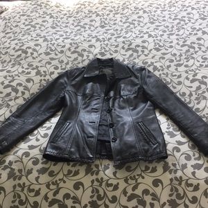 Lambskin leather jacket
